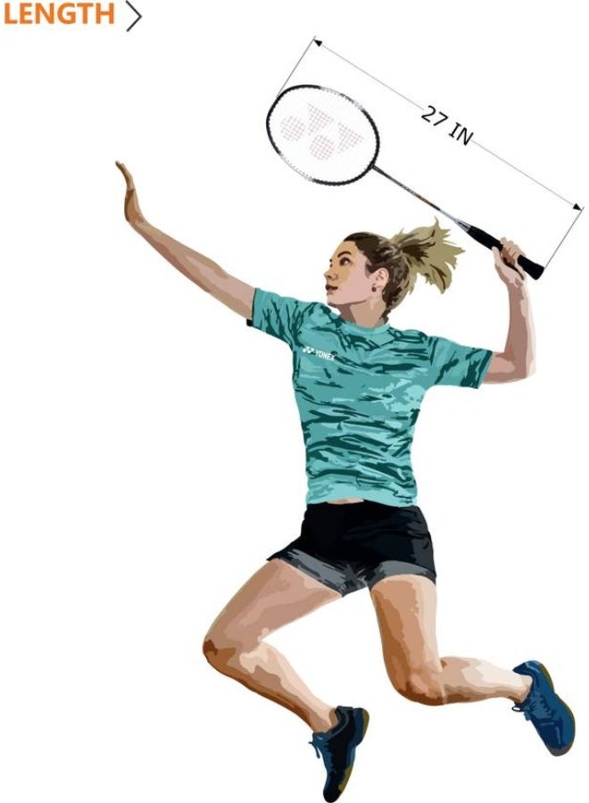 Yonex YONEX ZR 100 LIGHT Grey Strung Badminton Racquet  (Pack of: 1, 400 g)  - Image 4