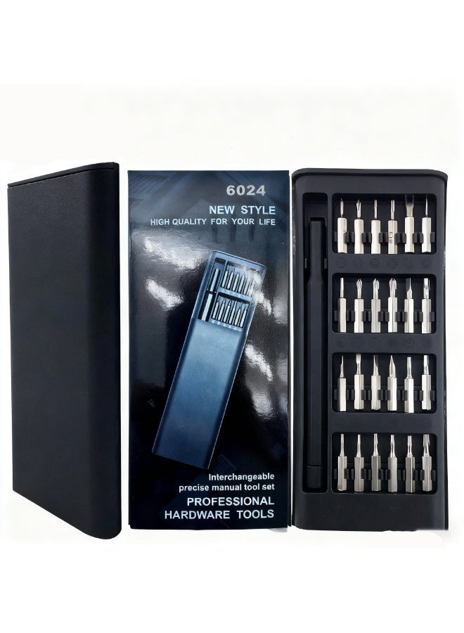 مجموعة مسمار يدوي ، تستخدم لإصلاح مختلف العناصر الصغيرة ، مجموعة مسمار دقيقة ، 24 في 1 ، مجموعة مسمار محمولة بحجم الجيب - Image 1