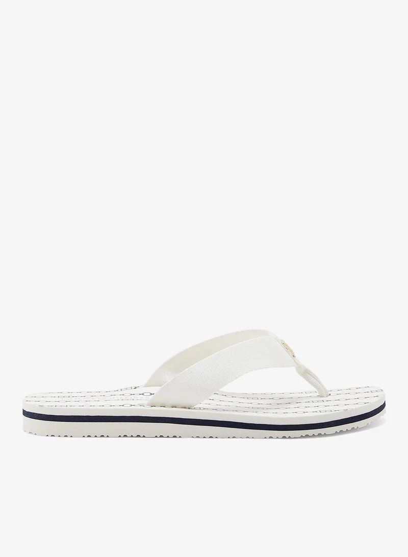 TOMMY HILFIGER Chain Print Thong Flip Flops