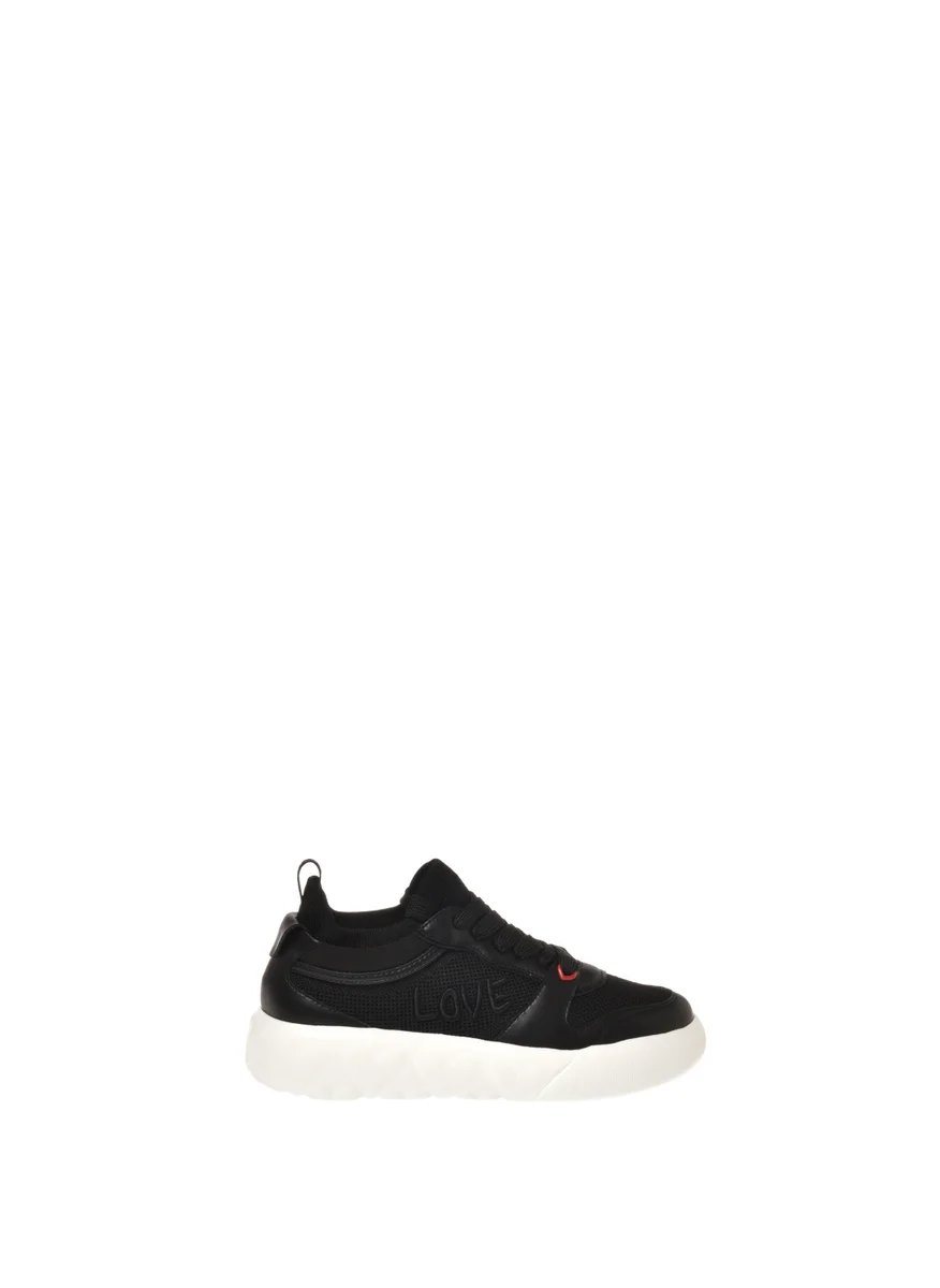 لوف موسكينو Lace Up Low Top Sneakers