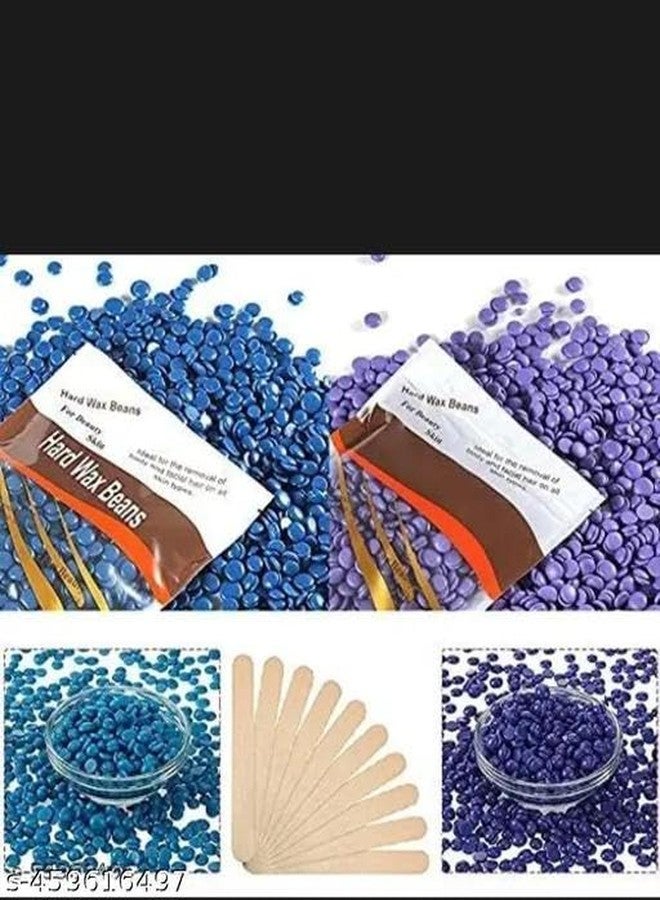 Alku Hard Wax Beans for Hair Removal, Professional Body and Facial Waxing, Purple, 300 g - Image 2