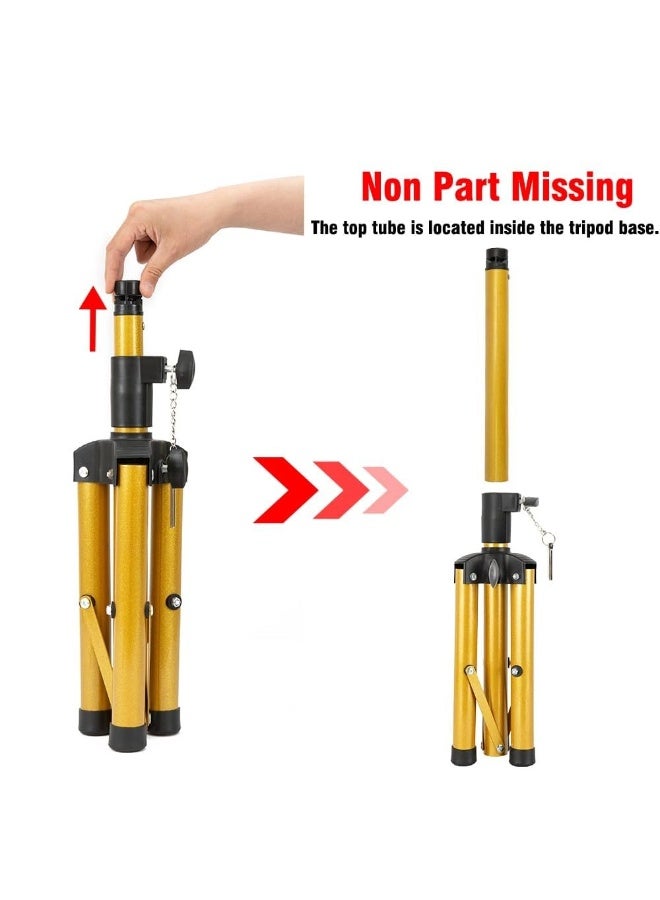 Heavy Duty Wig Stand Tripod - 70 Inch Mannequin Head Stand Wig Stand Tripod with Head Wig Head Stand with Mannequin Head Adjustable Wig Tripod Stand for Styling - Image 4