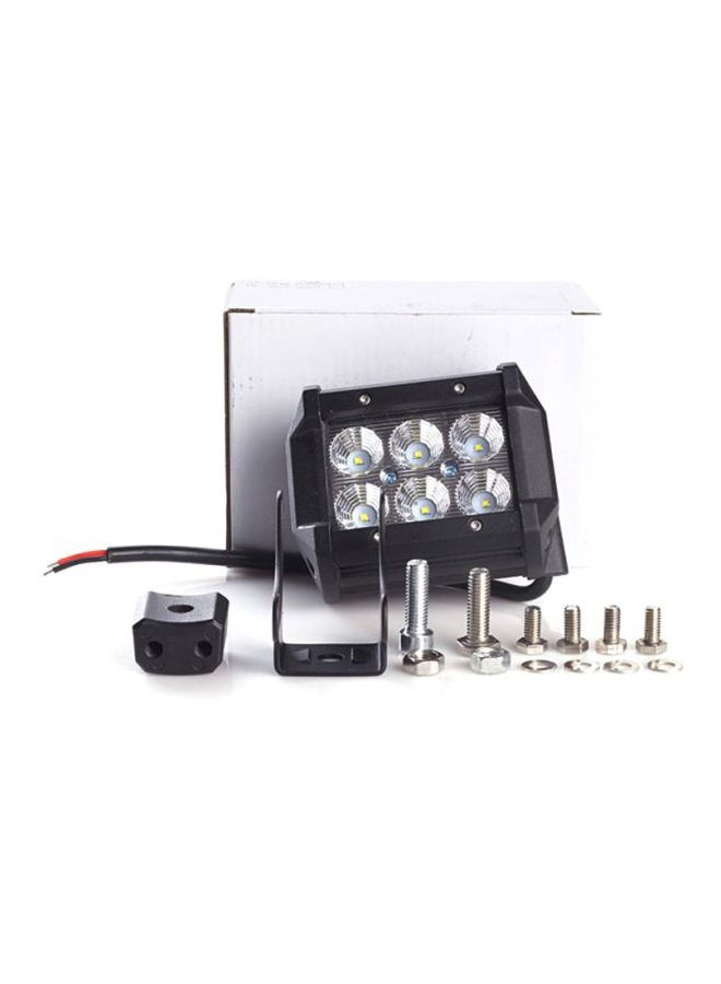 Sharpdo 2-Piece Led Light Bar 18W 4-Inch Flood Driving Fog - Image 2