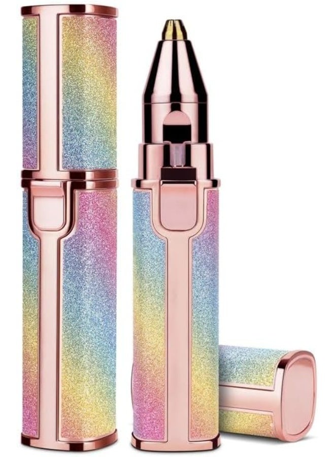 Flawless HX-203 Women's Eyebrow Trimmer for Facial Hair Removal - 2-in-1 Shaver, Lipstick Shape Suitable for Face and Body, Portable and Quick to Use - Image 1