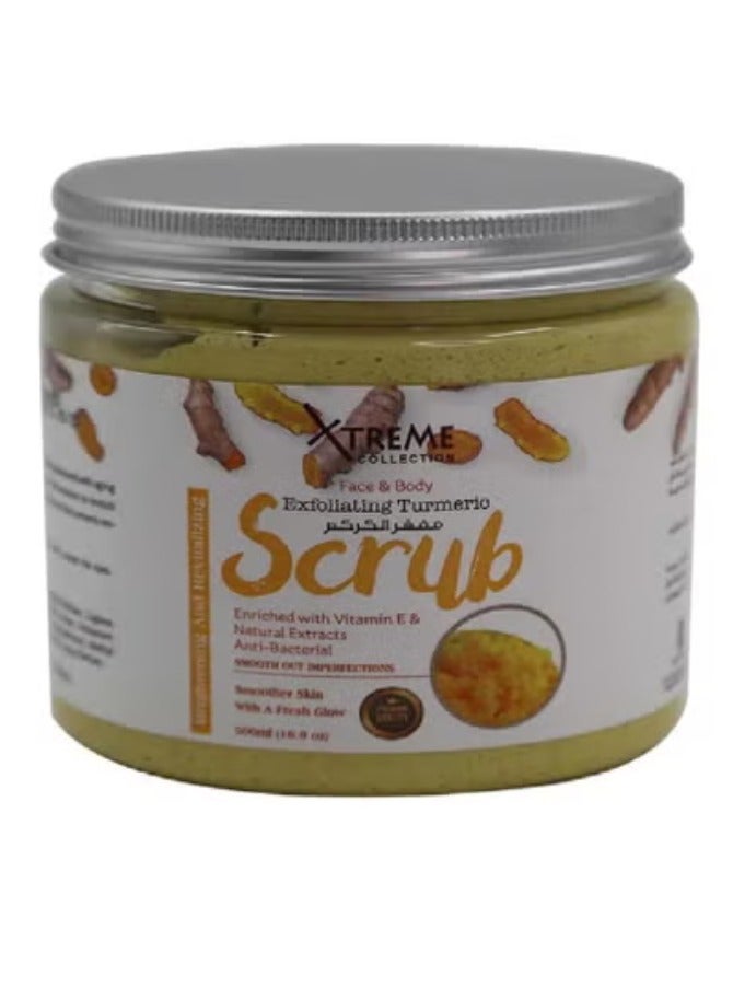 Exfoliating Turmeric Face & Body Scrub 500ml