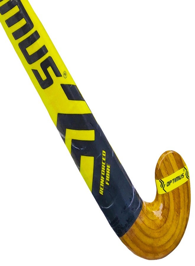 Optimus® Ninja FX1 Hockey Stick 33 Inch for Juniors in Tetron Cover - Carbon & Fiber Glass with Laminated Head - Image 5