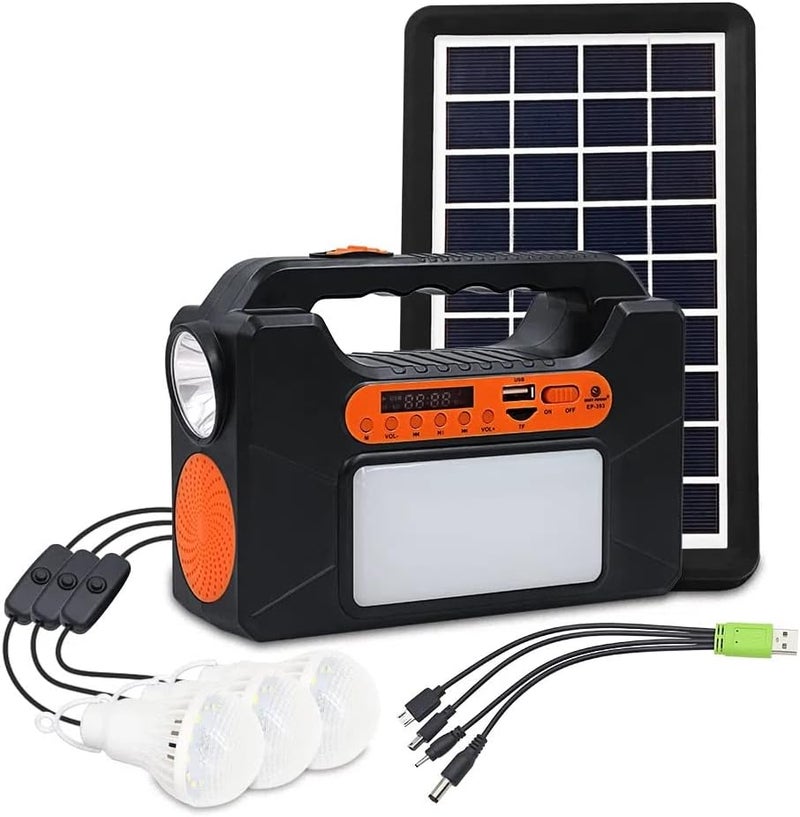 Joyway Small Portable Solar Power System Home Application DC Output 6V Solar Power System (EP-393BT) - Image 1