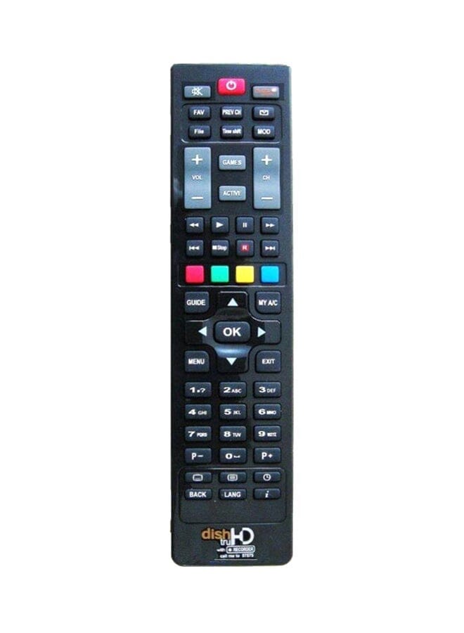 Zaboon Remote Control For Dth Box Black