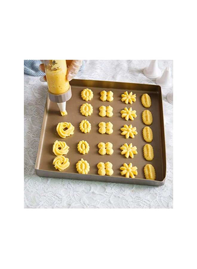 S-TOP Cookie Press Gun Kit,DIY Cookie Maker with 13 Discs and 6 Icing Tips for Biscuit Maker and Decoration,Cakes Decorating For Any Holidays - Image 2