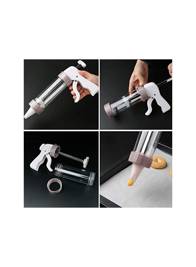 S-TOP Cookie Press Gun Kit,DIY Cookie Maker with 13 Discs and 6 Icing Tips for Biscuit Maker and Decoration,Cakes Decorating For Any Holidays - Image 4