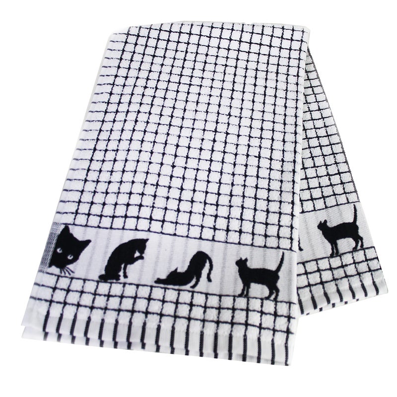 Samuel Lamont Polidri Jacquard Tea Towel Cat