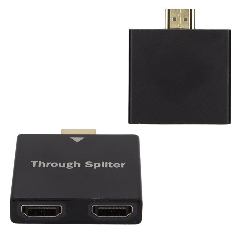 مُقسم HDMI: مدخل واحد ومخرجان مطلي بالذهب - دقة عالية تصل إلى 1080P وثبات إشارة لاستخدام المنزل والاستخدام المحمول مع تلفزيونات عالية الدقة وشاشات LCD ومشغلات عرض - Image 3
