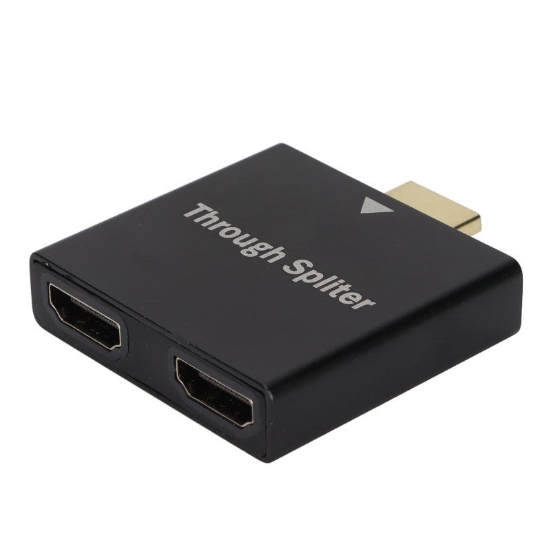 مُقسم HDMI: مدخل واحد ومخرجان مطلي بالذهب - دقة عالية تصل إلى 1080P وثبات إشارة لاستخدام المنزل والاستخدام المحمول مع تلفزيونات عالية الدقة وشاشات LCD ومشغلات عرض - Image 2