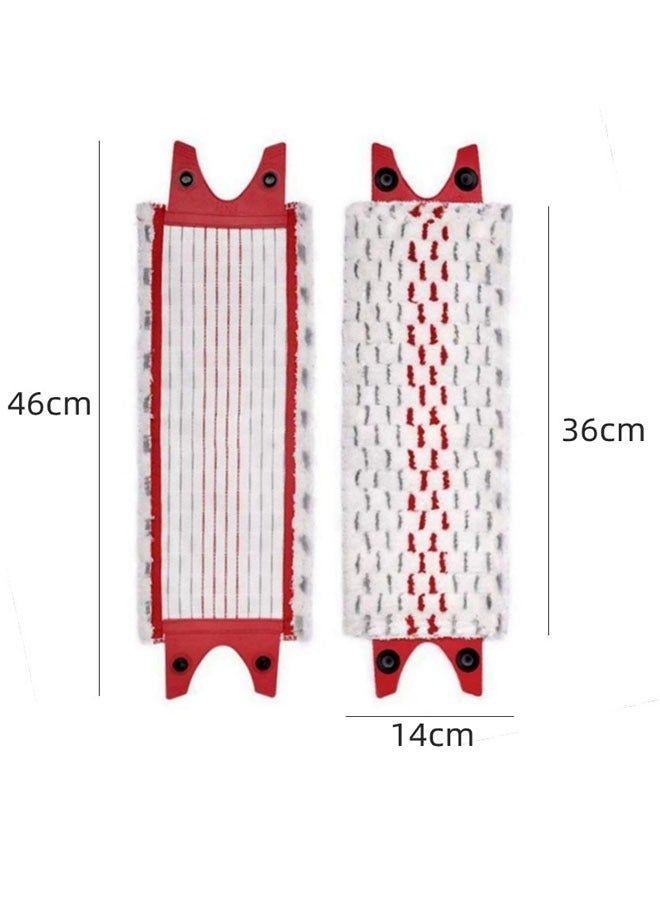 زفيف 4 حزمة microfibre swill pad متوافقة مع vileda ultramax mop microfiber. - Image 2