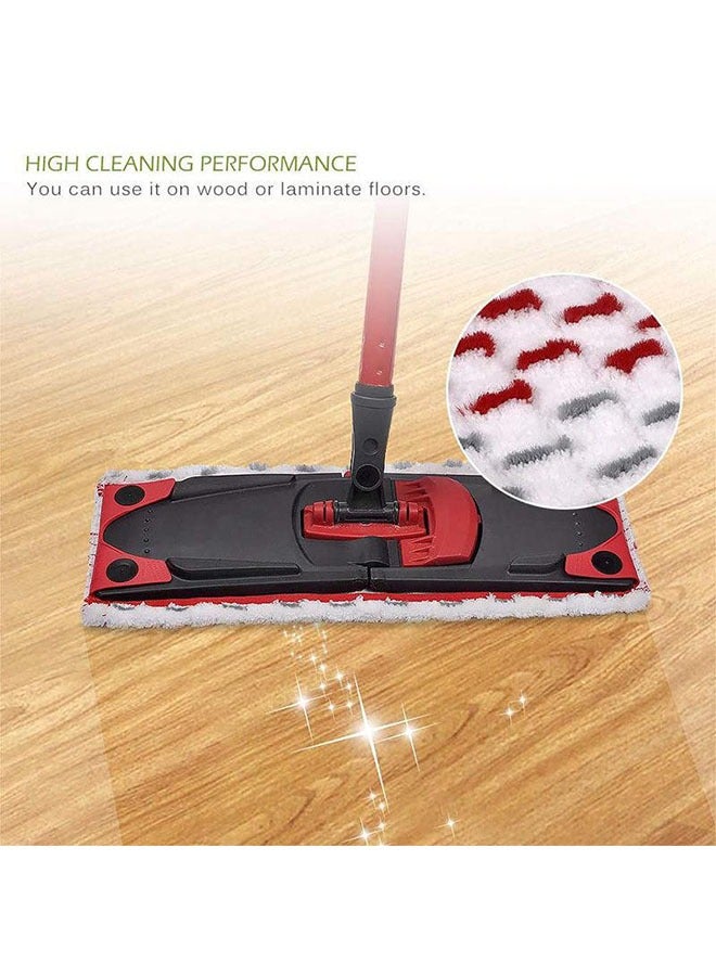 زفيف 4 حزمة microfibre swill pad متوافقة مع vileda ultramax mop microfiber. - Image 3