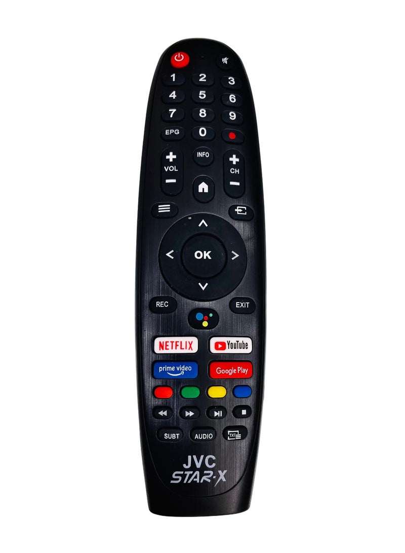 جهاز تحكم عن بعد لجهاز تلفاز JVC، جهاز تحكم عن بعد لجهاز تلفاز Star X، جهاز تحكم عن بعد IR بديل مطور متوافق مع تلفاز JVC الذكي LCD LED، تلفاز Star X الذكي LCD LED