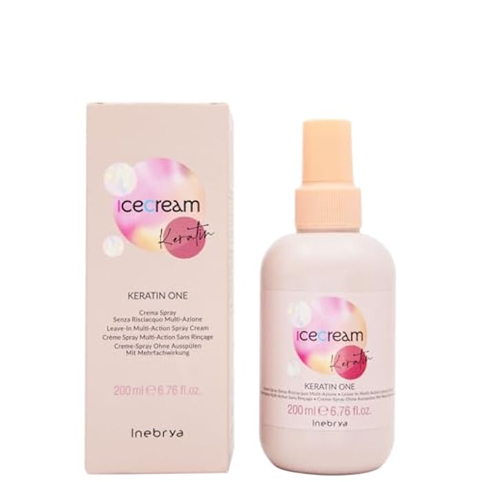 Inebrya Ice Cream Keratin One Multiaction, 200ml - Image 2