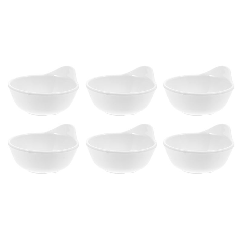 6Pcs Sauce Dish Seasoning Dish Dumpling Dipping Dish Kitchen Supplies - Image 1
