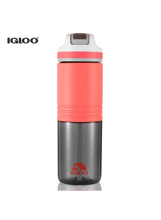 IGLOO 700ml Straw Water Bottle (USA) - Portable and Luxurious Water Bottle for Outdoor Use or School - Image 1
