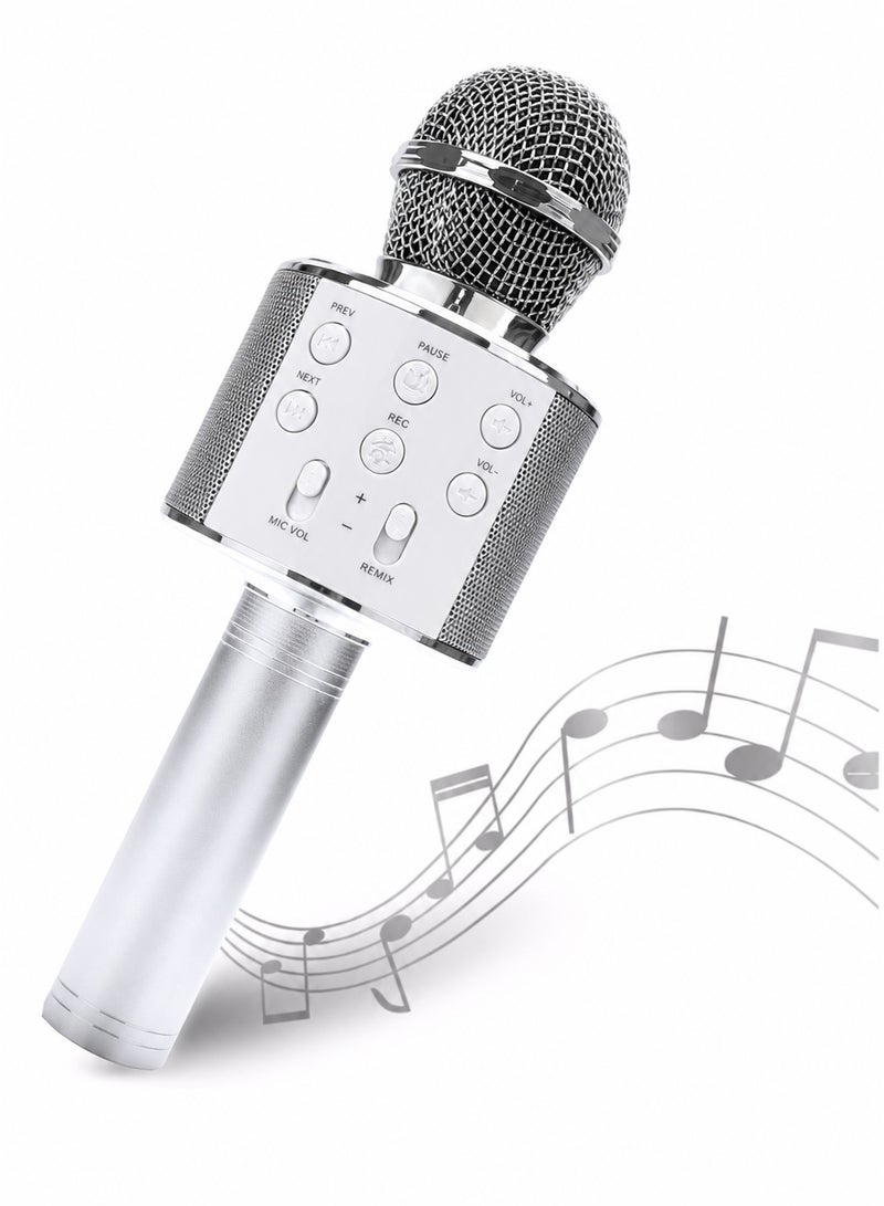 Wireless Bluetooth Karaoke Microphone for Kids with Built-in Speaker, Portable Singing Machine Compatible with Smartphones, Gift for Boys and Girls Ages 3–12, Ideal for Home Parties and Birthdays - Image 1