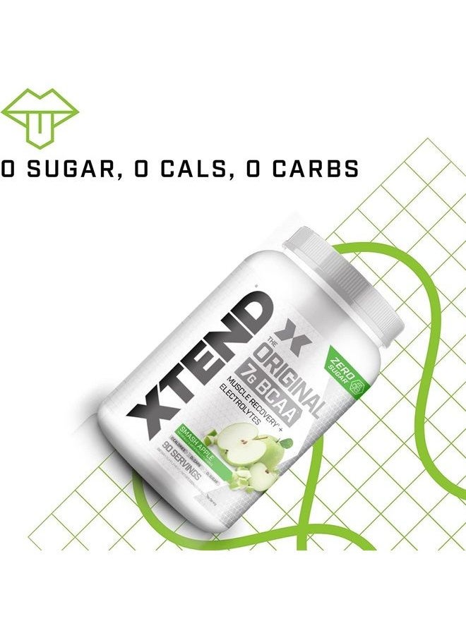 SCIVATION XTEND Original BCAA Powder Smash Apple | Sugar Free Post Workout Muscle Recovery Drink with Amino Acids | 7g BCAAs for Men & Women | 90 Servings  - Image 3