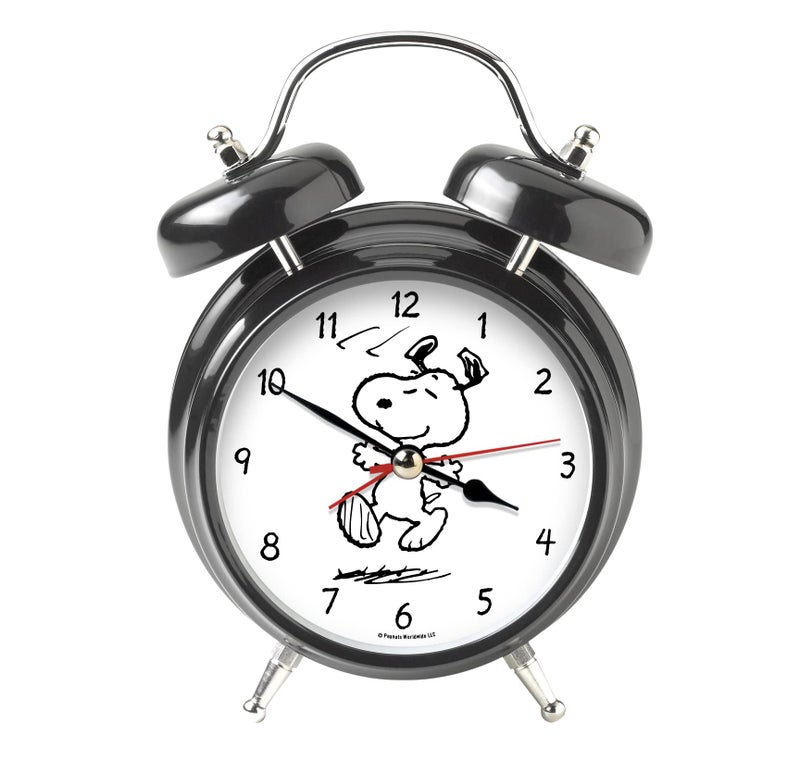 Mark Feldstein & Associates Mark Feldstein The Original Snoopy Peanuts Wacky Waker Bedside Alarm Sound Clock 7x5 - Image 4