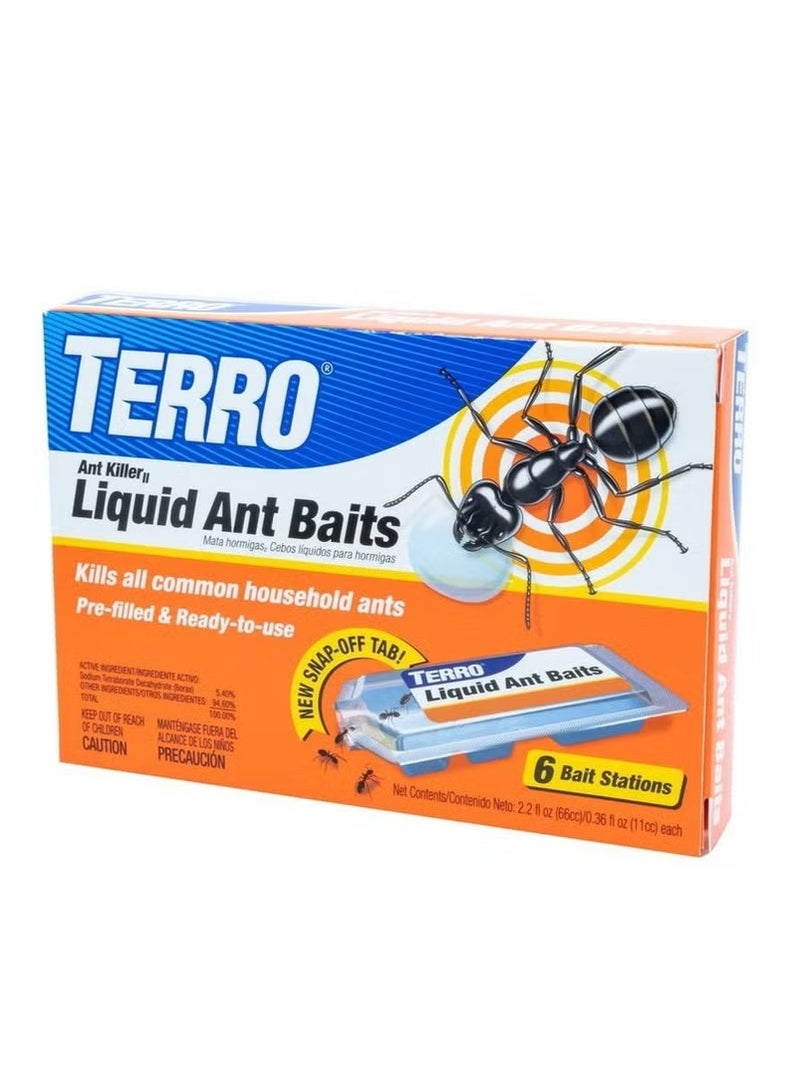 طُعم النمل السائل الشفاف، 6 قطع، 5×5×5 سم - Image 1