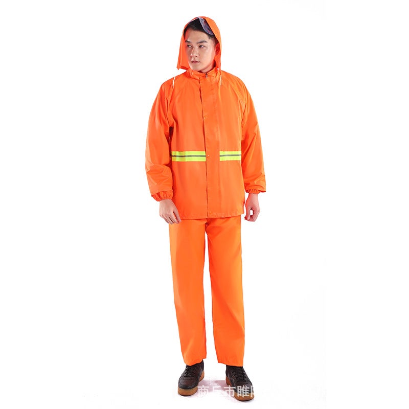 Outdoor Split Raincoat Rain Pants Set Traffic Duty Flood Control Raincoat 300Dpu Waterproof Raincoat Factory - Image 1