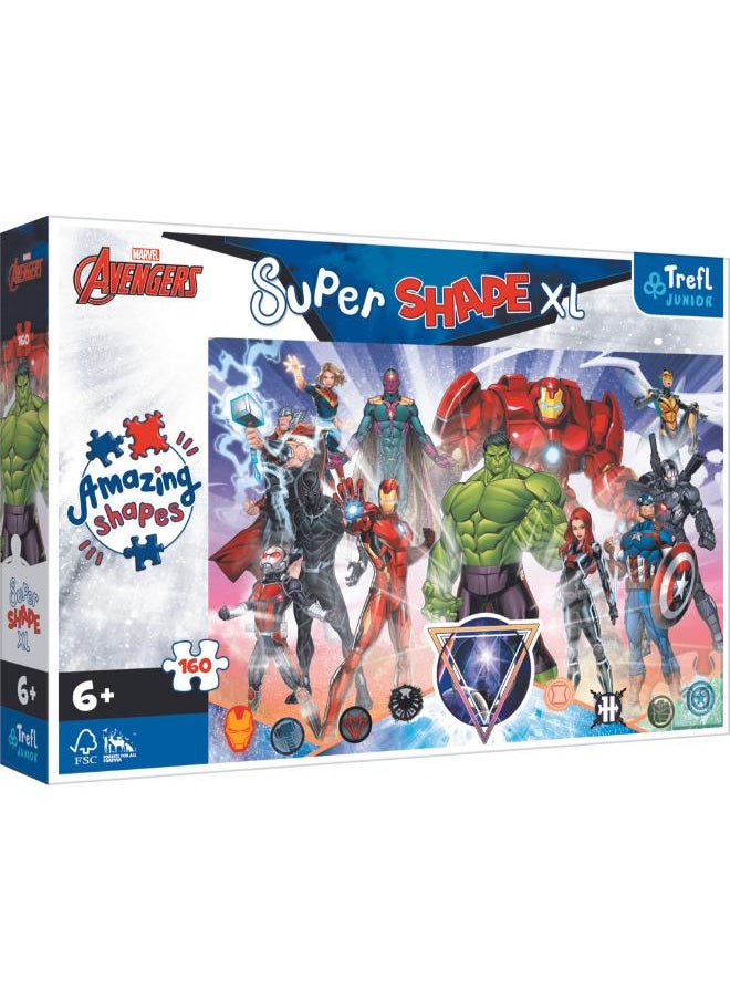 Trefl Trefl Puzzles - "160 XL" - Courage of the Avengers / Disney Marvel The Avengers_FSC Mix 70% 