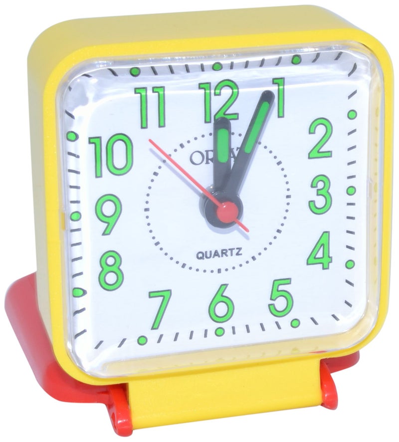 Orpat Beep Alarm Clock (Yellow, TBB-157) - Image 4