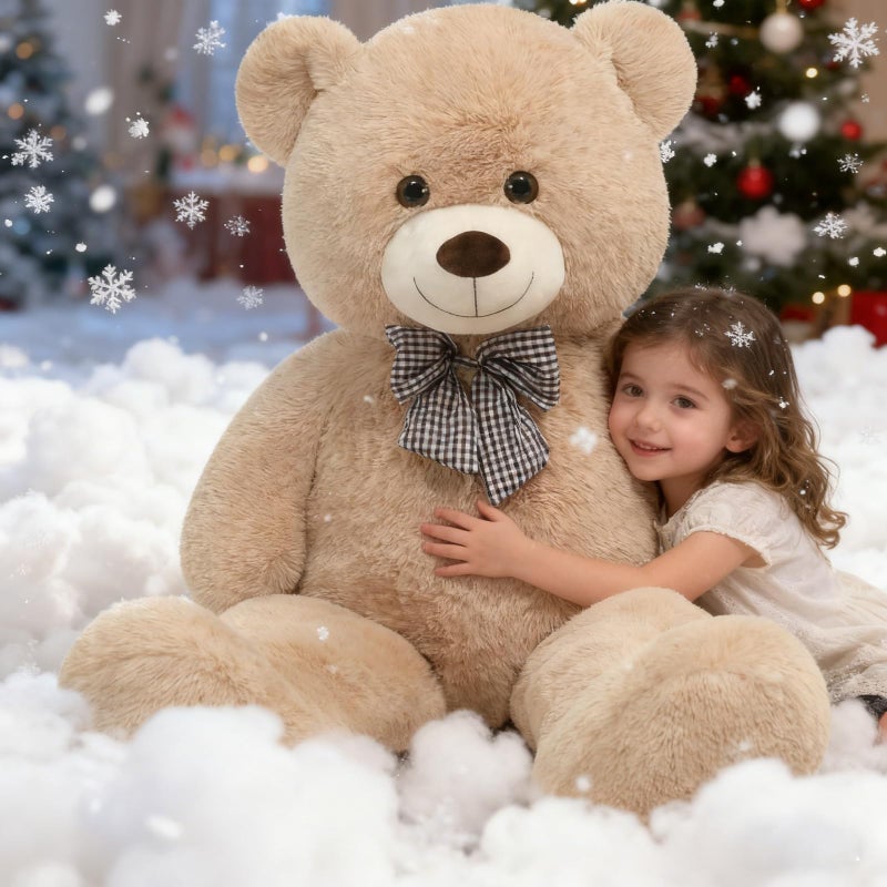 Toys Studio Giant Teddy Bear Plush Stuffed Animals for Girlfriend or Kids 47 Inch, (Light Brown) - Image 5