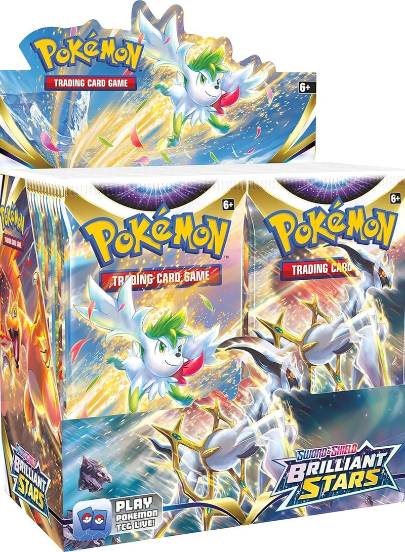 بوكيمون Pokémon  Sword & Shield - صندوق عرض معزز للنجوم الرائعة (36 حزمة)، اللغة: الإنجليزية - Image 1