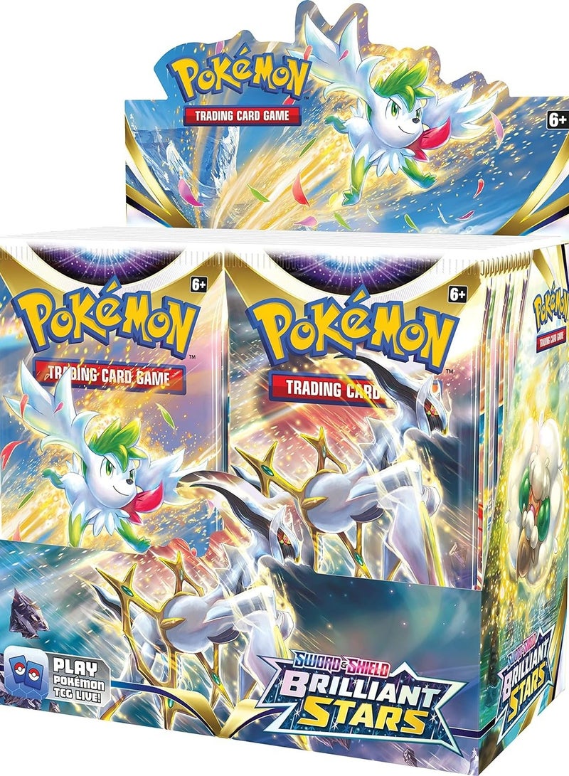 بوكيمون Pokémon  Sword & Shield - صندوق عرض معزز للنجوم الرائعة (36 حزمة)، اللغة: الإنجليزية - Image 2