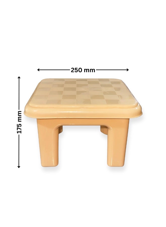 إس إن إتش طقم حمام | ٥ قطع إكسسوارات حمام بلاستيكية | دلو ماء، حوض استحمام، كوب استحمام، مقعد استحمام، حامل سلة تخزين | مجموعة أدوات تنظيم حمام منزلية متينة - Image 5