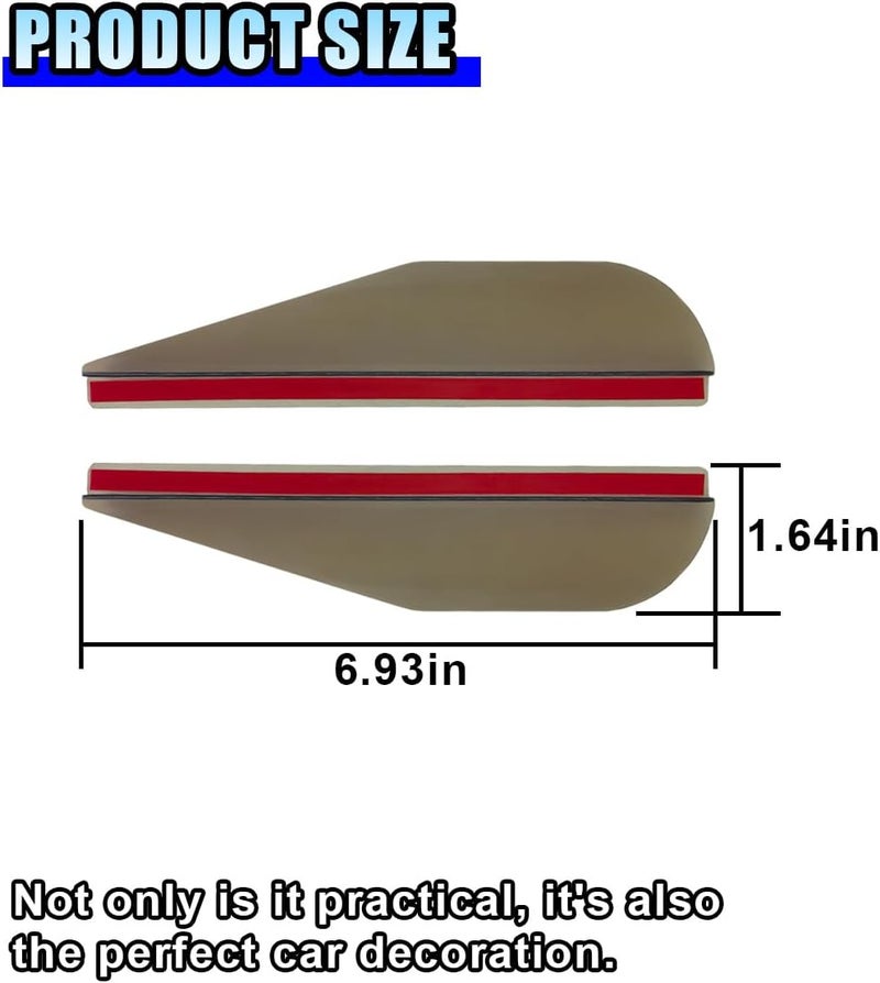 LHDOS Car Rear View Mirror Rain Visor Guard, Waterproof Side Mirror Rain Cover, PVC Auto Mirror Rain Eyebrow Guard, Universal Car Exterior Accessories for Cars Truck and SUV (Translucent) Repeated use resistant selected material - Image 2