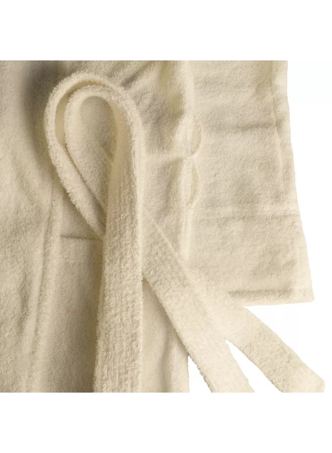 تى ام هوم عرض محدود من TM HOME – اشتري روب فندقي فاخر من القطن الطبيعي 100% بلون أوف وايت أنيق واحصل على فوطة مجانية مقاس 50×100 – فخامة ناعمة وجودة فندقية أصلية تدوم طويلاً - Image 3