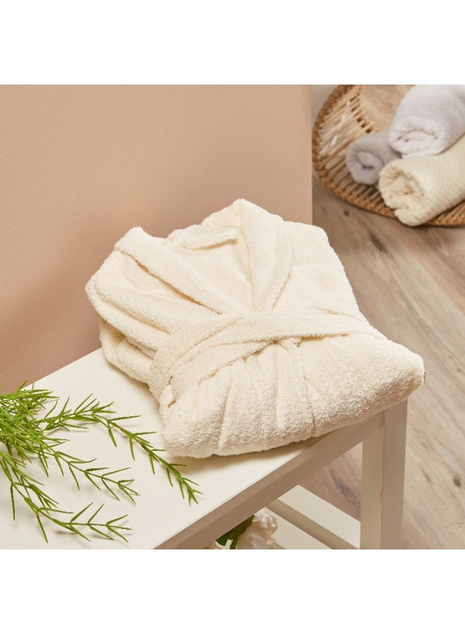 تى ام هوم عرض محدود من TM HOME – اشتري روب فندقي فاخر من القطن الطبيعي 100% بلون أوف وايت أنيق واحصل على فوطة مجانية مقاس 50×100 – فخامة ناعمة وجودة فندقية أصلية تدوم طويلاً - Image 4