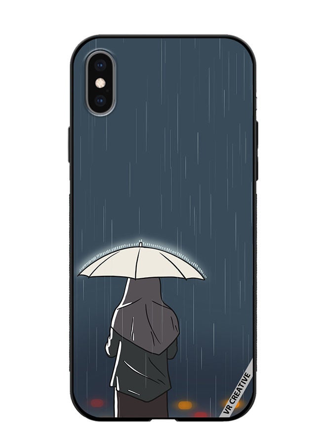 VR CREATIVE Protective Case Cover For Apple iPhone XS Max Rainy Days Design Multicolour - Image 1