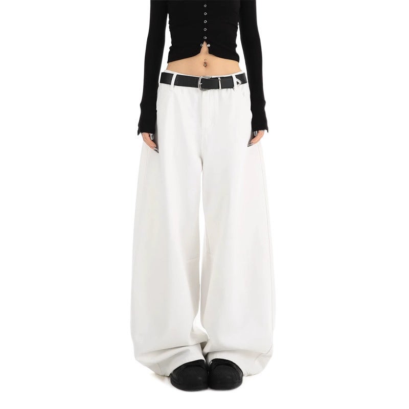 Unisex Classic Denim Jeans Loose Fit Daily Outdoor Wear - Image 5