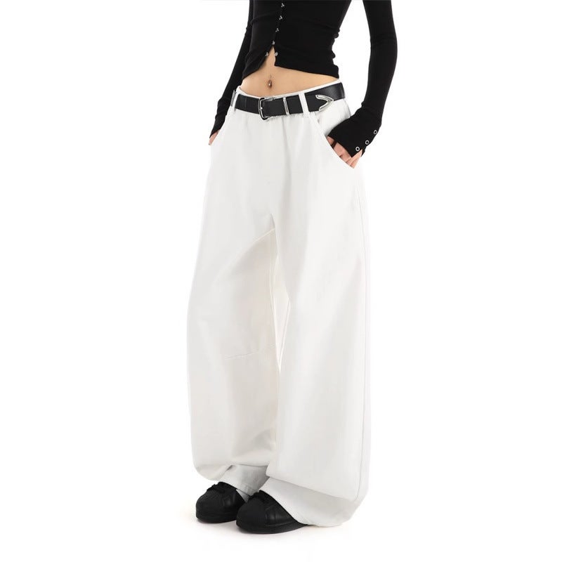 Unisex Classic Denim Jeans Loose Fit Daily Outdoor Wear - Image 4