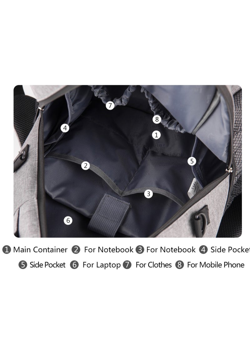 انسولار ماء النايلون حقيبة متعددة الوظائف حقيبة الأم قدرة كبيرة تحمل حقيبة الأم والطفل في انتظار الولادة حقيبة حقيبة الأم عبر الحدود - Image 2