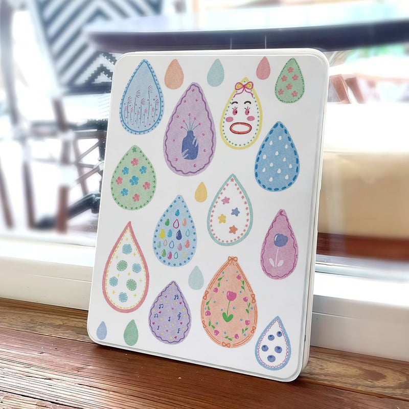 Cover For Simple Book Style Rotating Spray Coated Acrylic Transparent Crystal Tablet Protective Case Compatible With iPad Pro 11 Inch 2018 - Image 4