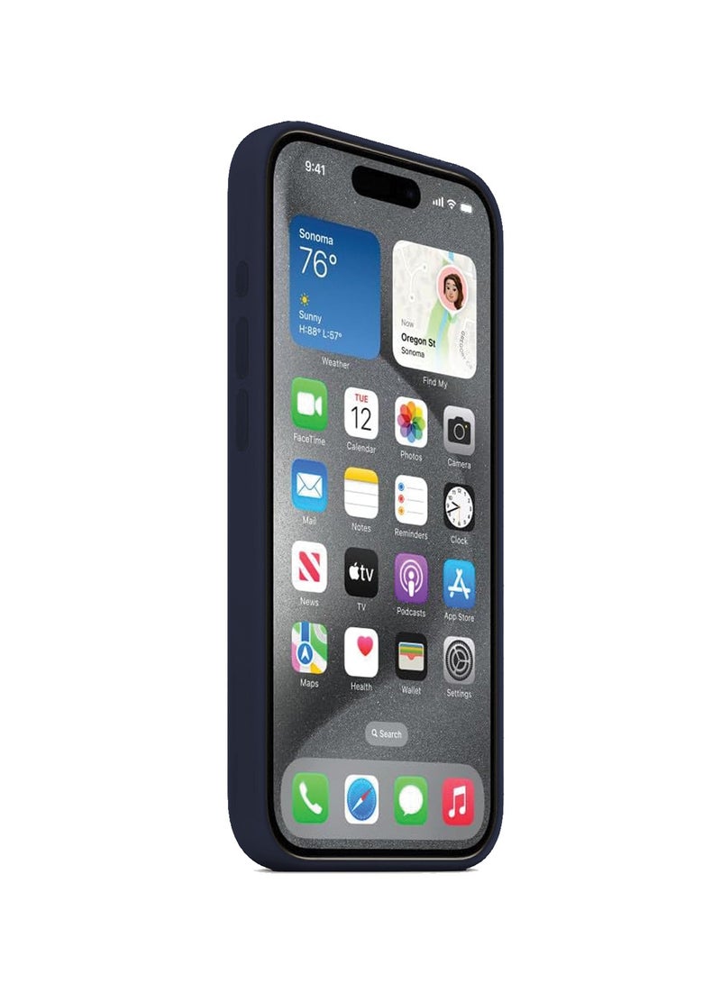 Max & Max iPhone 15 Pro Silicone MagSafe Case – Shockproof Protective Cover with Smooth Grip, Supports Wireless Charging - Image 4