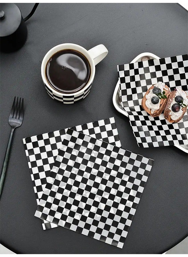 100-Piece Bread Sandwich Burger Fries Food Grade Oil Proof Paper, Wrapping Baking Tools, Cake Packaging Paper 18x18cm - Image 2