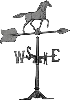 Whitehall Products Whitehall Products Horse Accent Weathervane, 24-Inch, Black  - Image 1