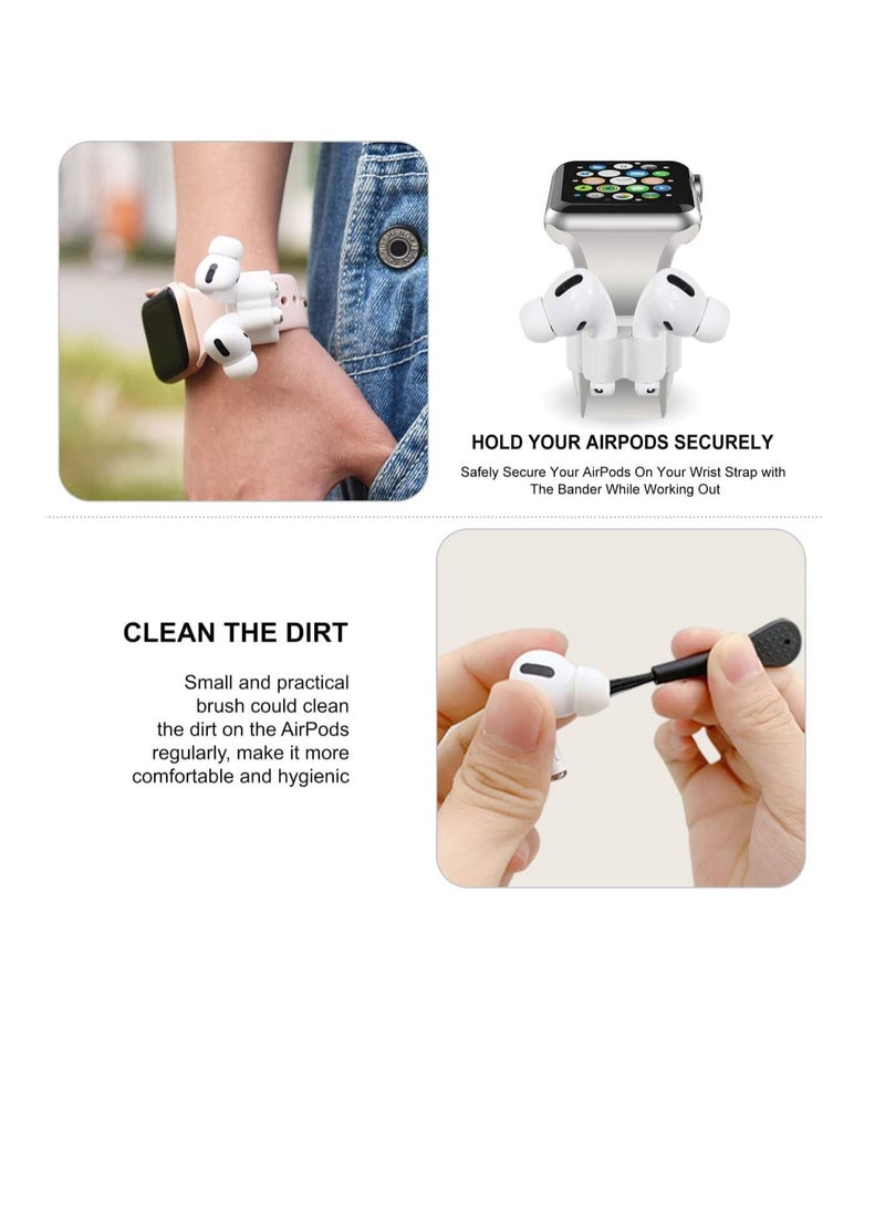 SYOSI - Case for Airpods Pro Case Cover 6 in 1 Accessory Full Protective Silicone Skin Accessories for Women Men Girl with AirPods Pro Case Cool Funny 3D Cartoon Cool Design Size 24 Yellow - Image 1