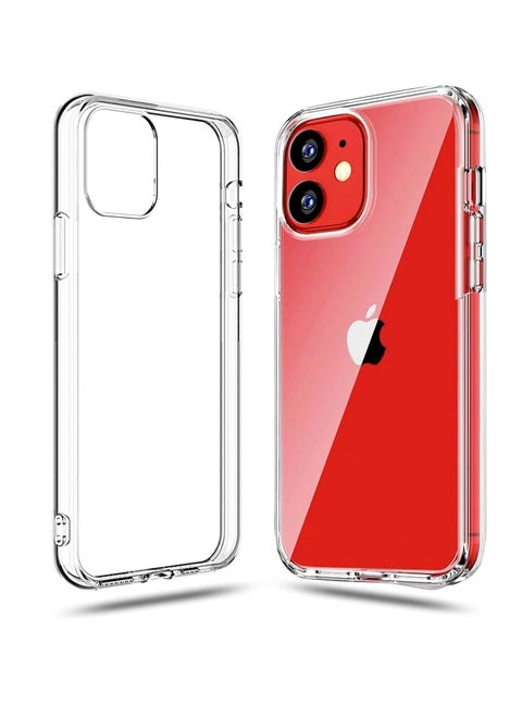 Case Compatible with iPhone 12/12 Pro Case Crystal Clear Soft TPU Gel Case Flexible Silicone Anti-Scratch Transparent TPU Cover - Clear