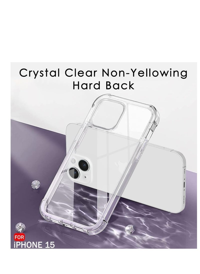 Case Compatible with iPhone 12/12 Pro Case Crystal Clear Soft TPU Gel Case Flexible Silicone Anti-Scratch Transparent TPU Cover - Clear
