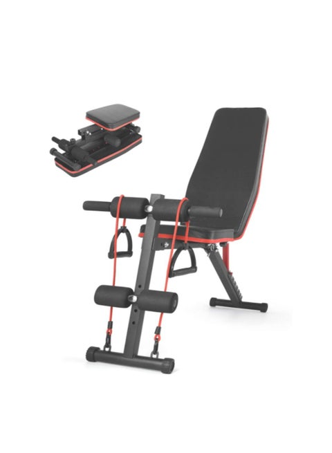 Multifunction Weight Bench ab Bench, Incline Decline Foldable Weight Lifting Bench Adjustable Sit Up Bench for Home, roman chair, weightlifting and Roman chair