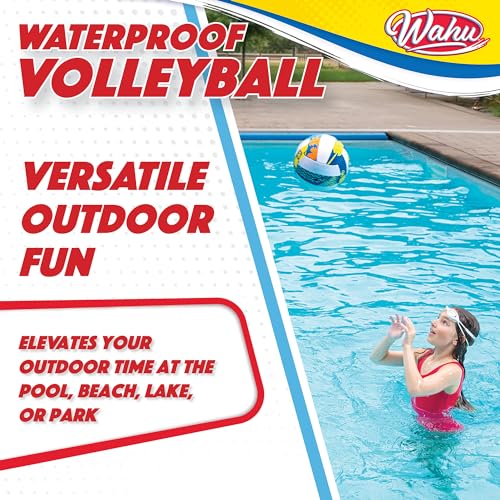 Wahu 100% Waterproof Soft Beach Volleyball for Play in and Out of Water, Outdoor Regulation Size 5 Volleyball for Beach and Pool, Green - Image 4